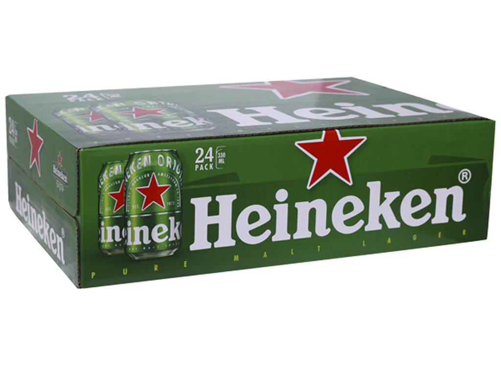 Bia Heineken - thùng 24 lon (330 ml)