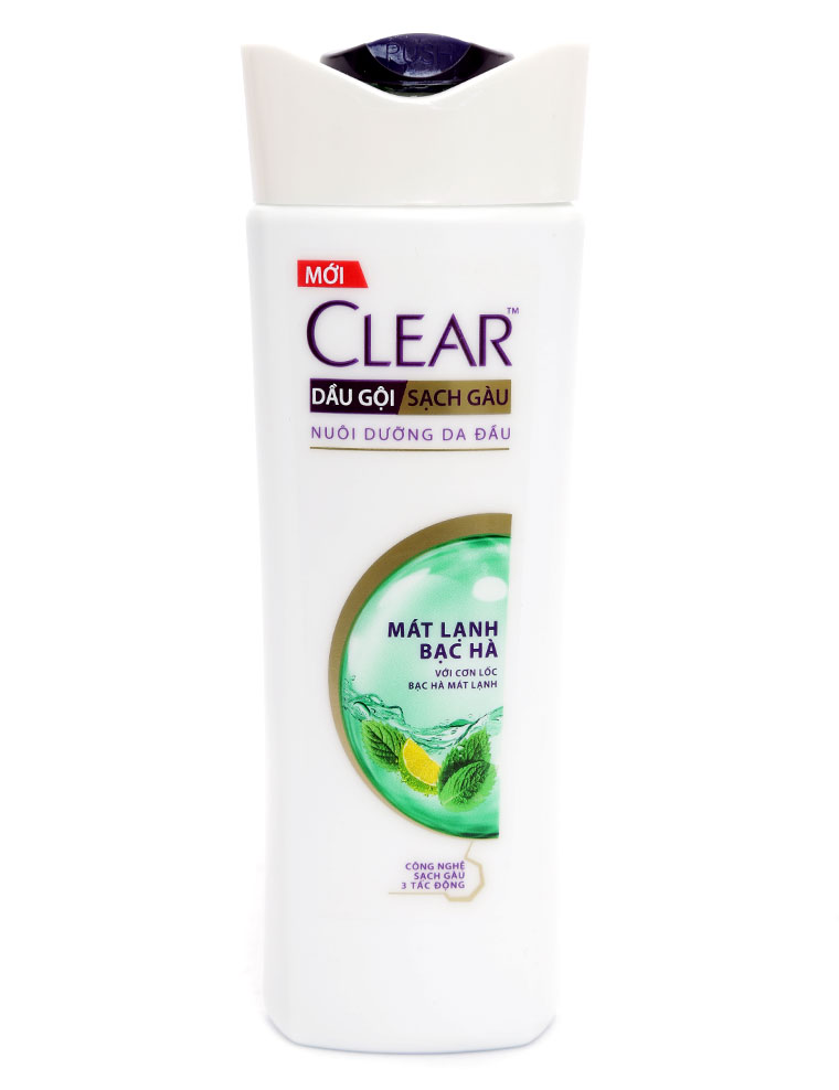 Dầu gội  mát lạnh bạc hà Clear - chai 180 g