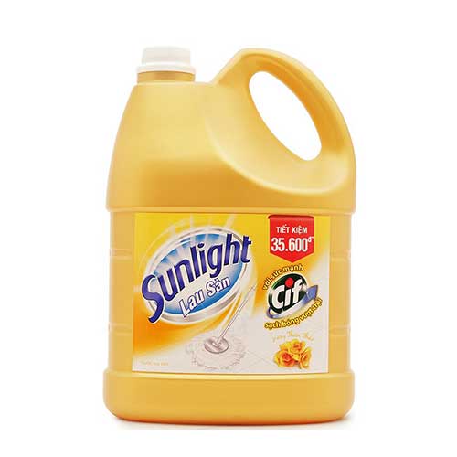 Nước lau sàn tinh dầu hương thiên thảo Sunlight -chai  3.8 kg