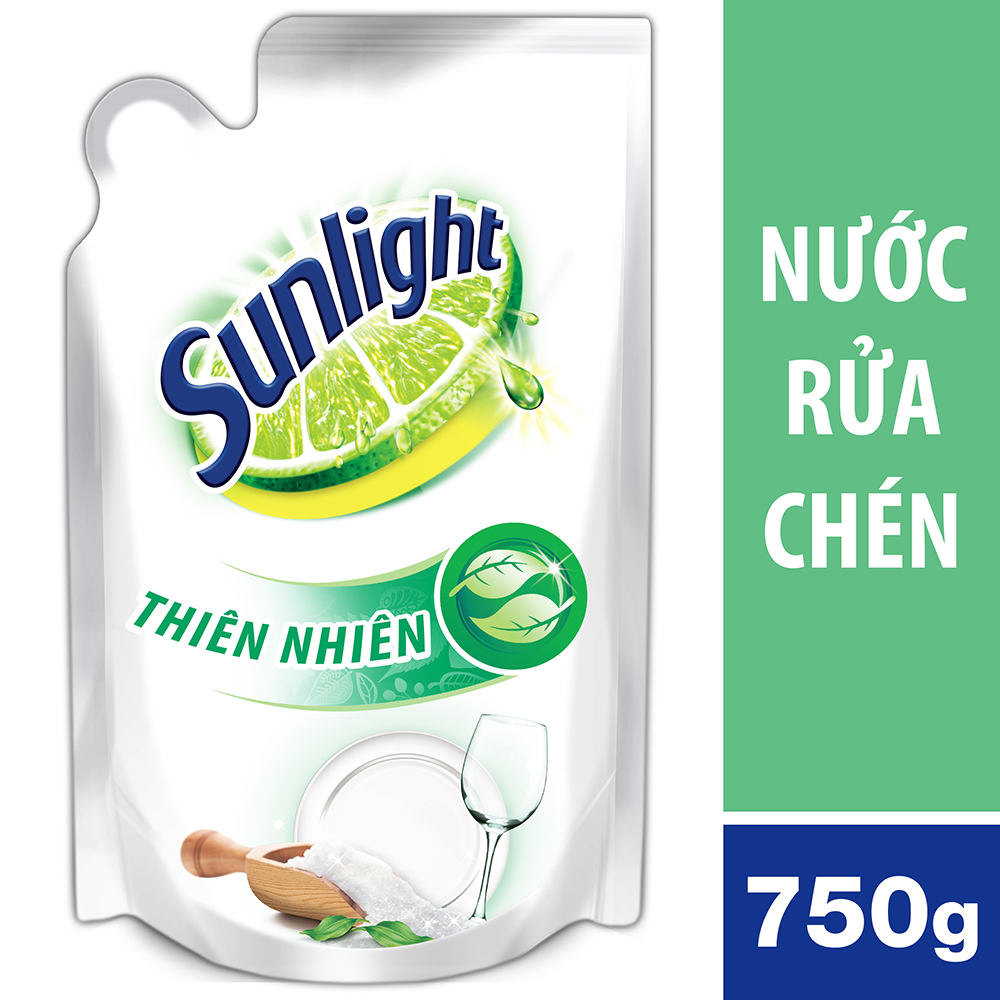 Nước rửa chén thiên nhiên Sunlight - bịch 750 g