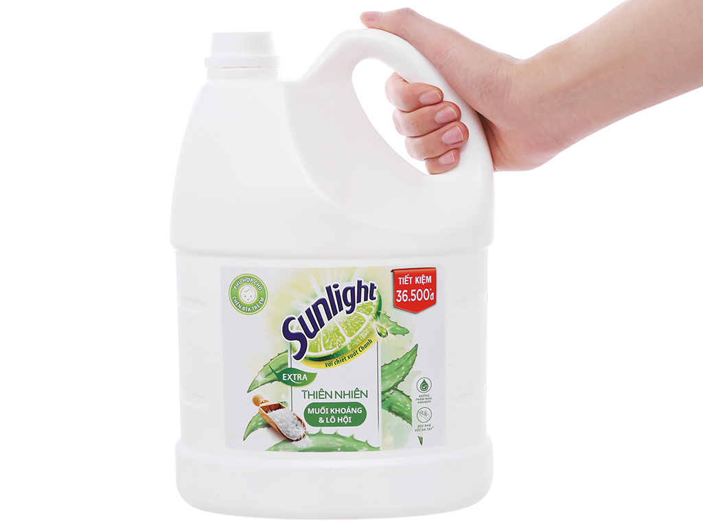 Nước rửa chén thiên nhiên Sunlight - can 3.6 kg