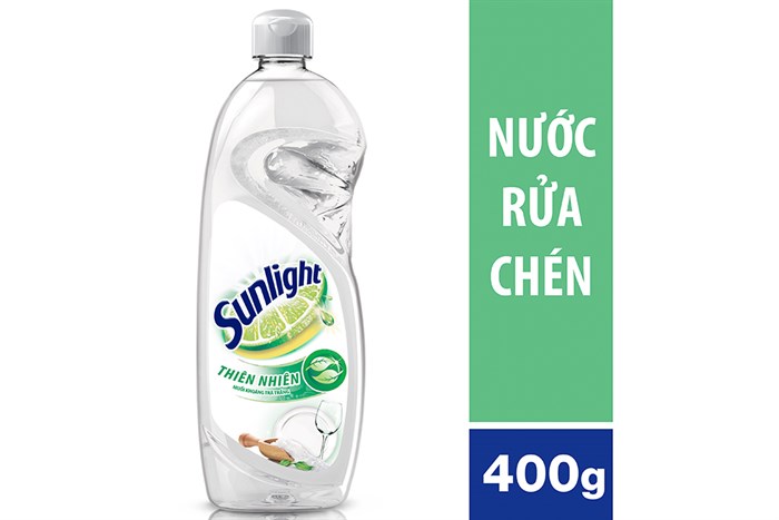 Nước rửa chén thiên nhiên Sunlight - chai 400 g