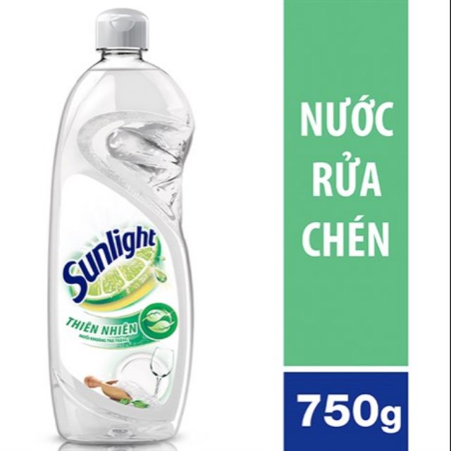 Nước rửa chén thiên nhiên Sunlight - chai 750 g