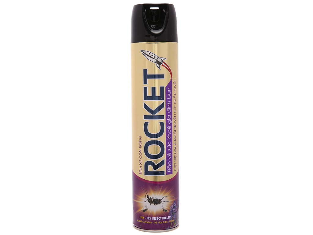 Bình xịt côn trùng fik odourless gold Rocket -chai 600 ml 