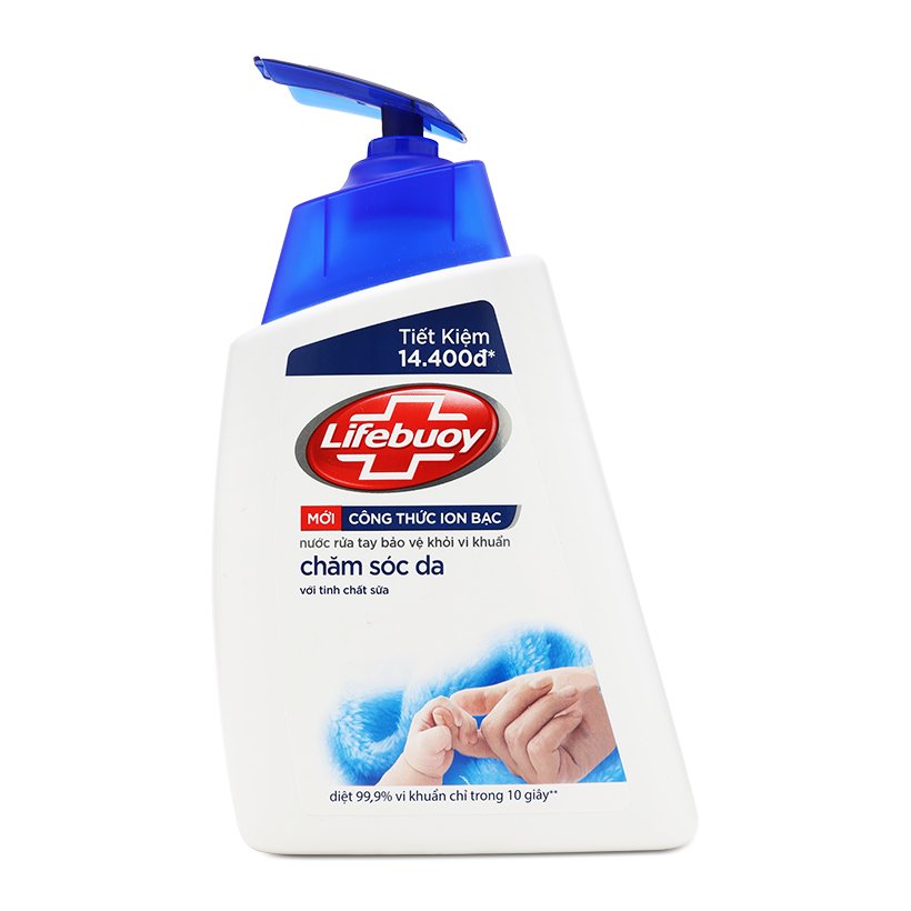 Nước rửa tay Chăm Sóc Da Lifebuoy - chai 500 g