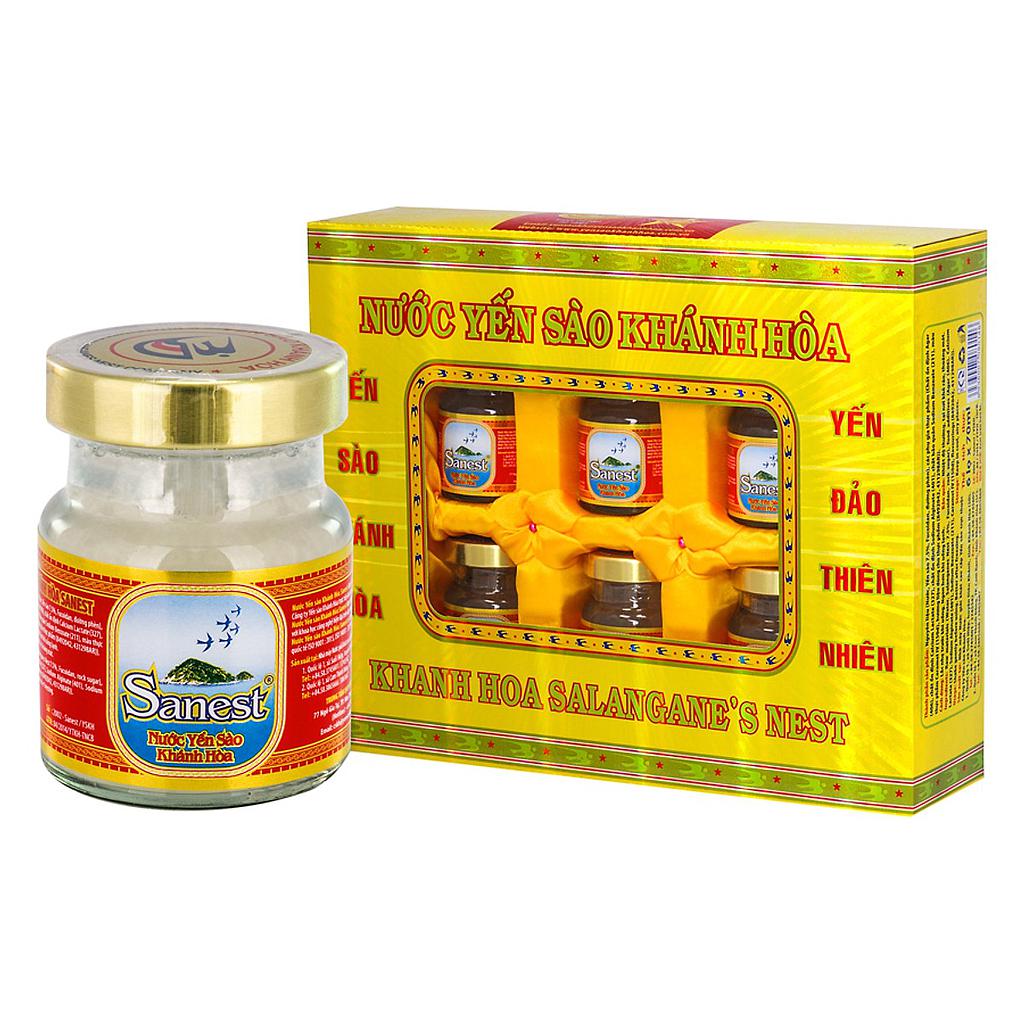 Nước yến hộp có đường Datafa - hộp 6 hủ