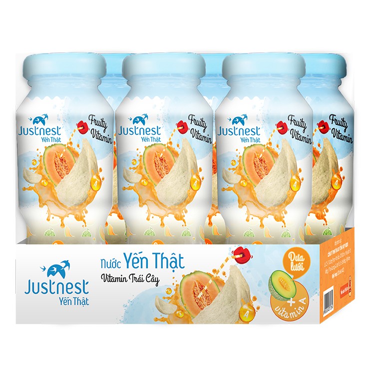 Nước yến justnest trái cây Thiên Việt - lốc 6 chai