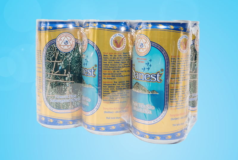 Nước yến lon trần Sannet - lốc ( 6 lon )