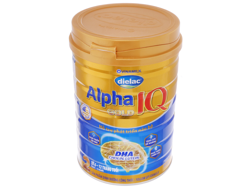 Sữa bột dielac alpha gold IQ 2 Vinamilk - lon 900 g