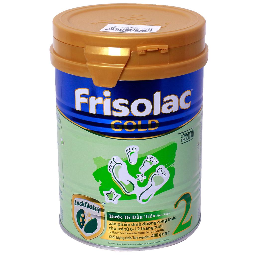 Sữa bột frisolac gold 2 Hà Lan - lon 400 g
