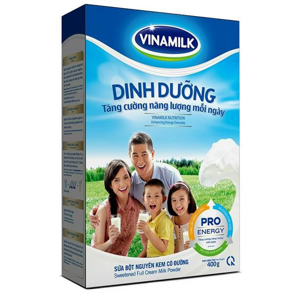 Sữa bột nguyên kem Dutch lady - hộp 400 g