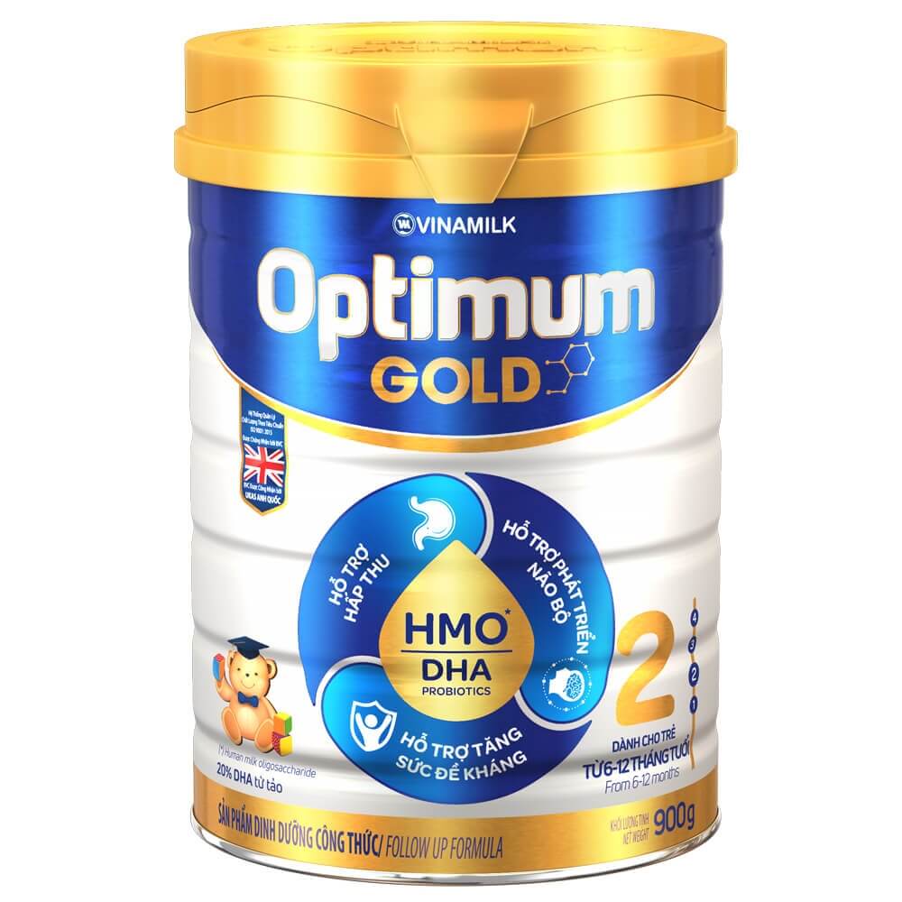 Sữa bột optimum gold 2 Vinamilk - lon 900 g