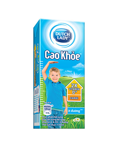 Sữa cao khỏe lớn Cô gái Hà Lan - hộp 170 ml