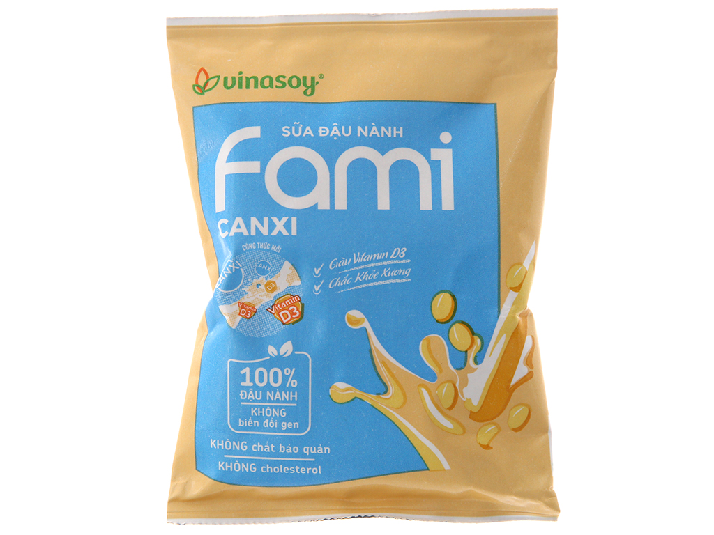 Sữa đậu nành Canxi Fami  - bịch 200 ml