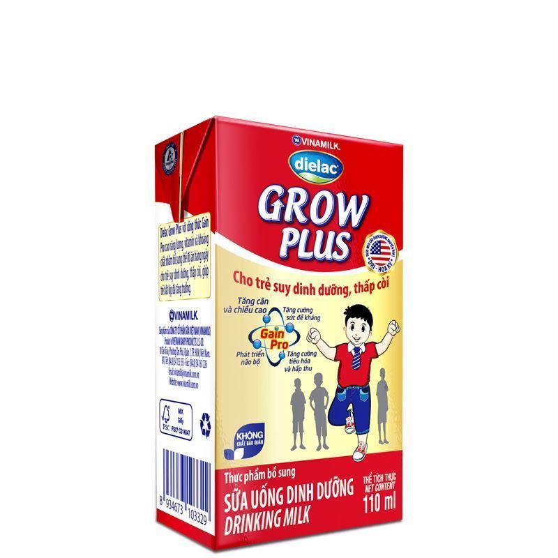 Sữa grow plus Vinamilk - hộp (110 ml)