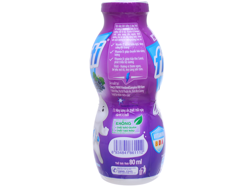 Sữa nho Fristi - chai 80 ml