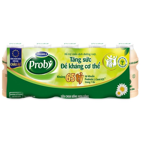 Sữa chua uống probi Vinamilk - lốc 5 chai (325 ml)