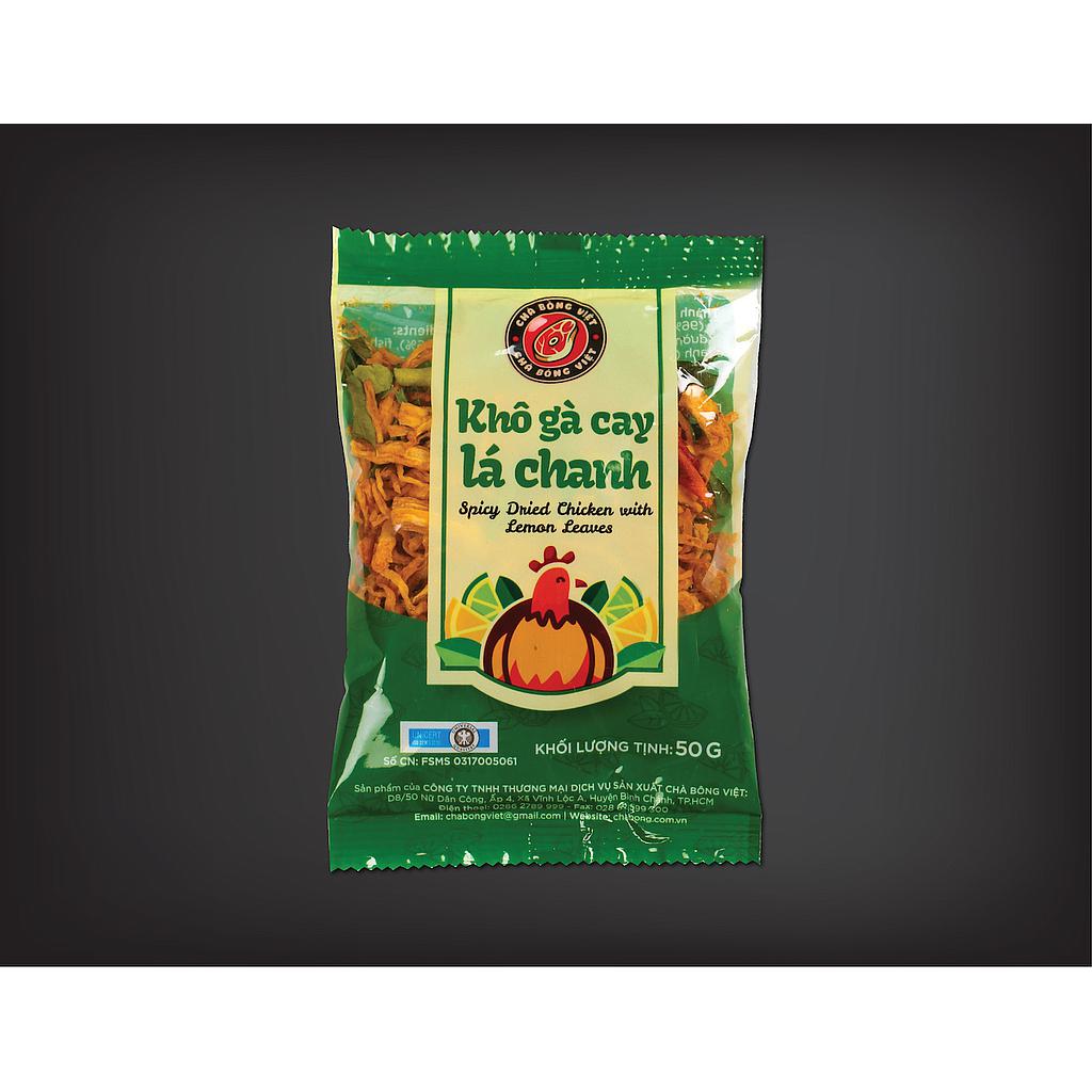 Khô gà lá chanh Chà Bông Việt - gói 50 gr