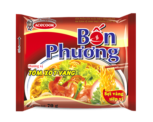 Mì bốn phương Acecook - thùng 30 gói