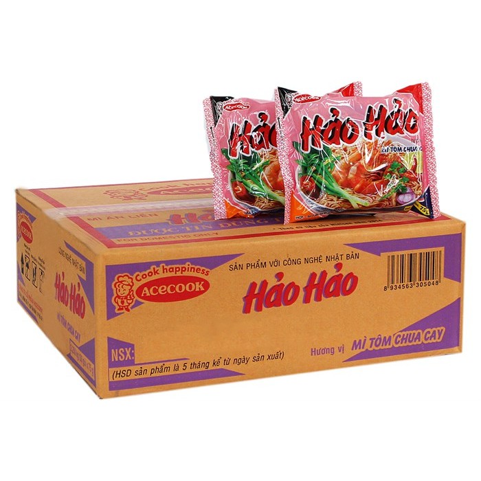 Mì chua cay Hảo Hảo - thùng 30 gói