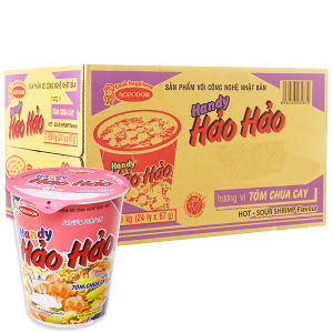 Mì ly chua cay Hảo Hảo -  thùng 24 ly