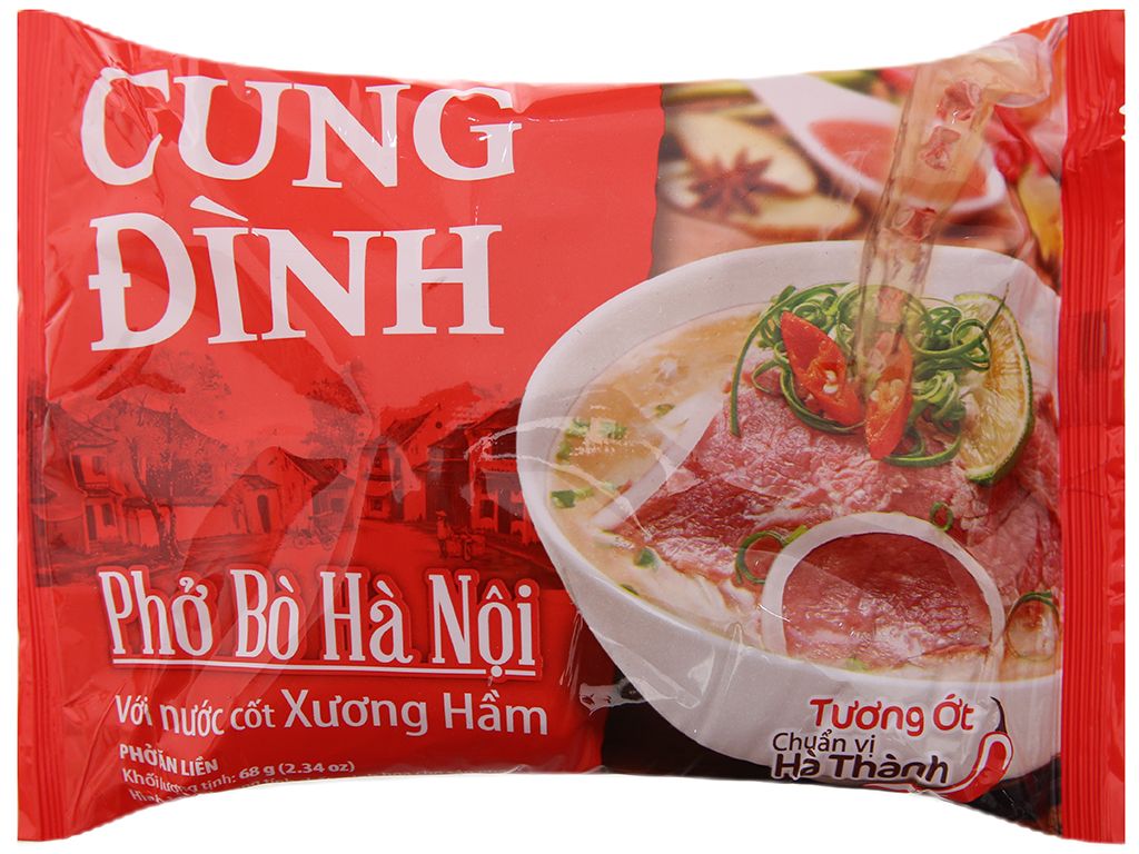 Phở bò Hà Nội Cung Đình - gói 68 g