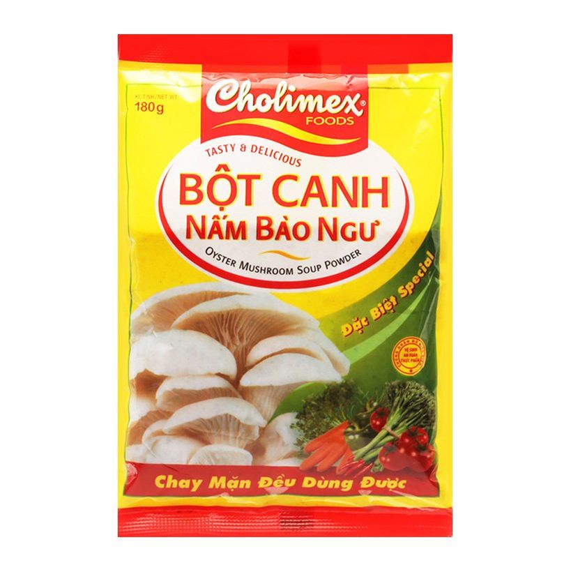 Bột canh nấm bào ngư Cholimex - thùng 25 gói (180 g)