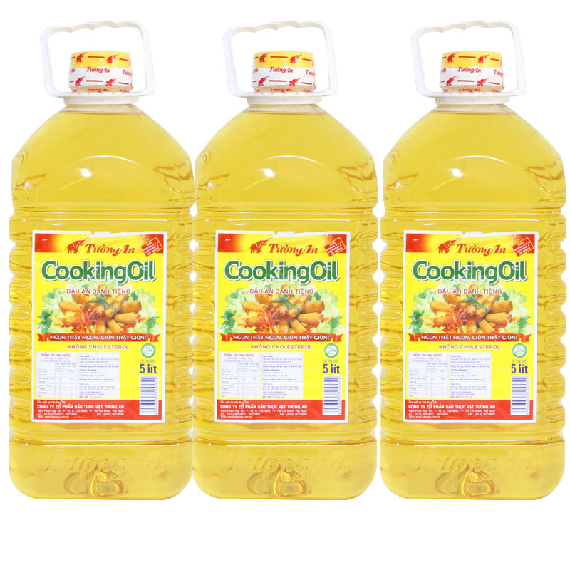Dầu Cookingoil dầu ăn danh tiếng Tường An - thùng  chai (5 lít)
