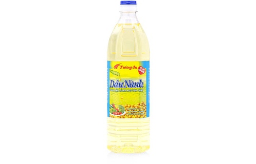 Dầu đậu nành 100% nguyên chất Tường An - thùng 12 chai (1 lít)