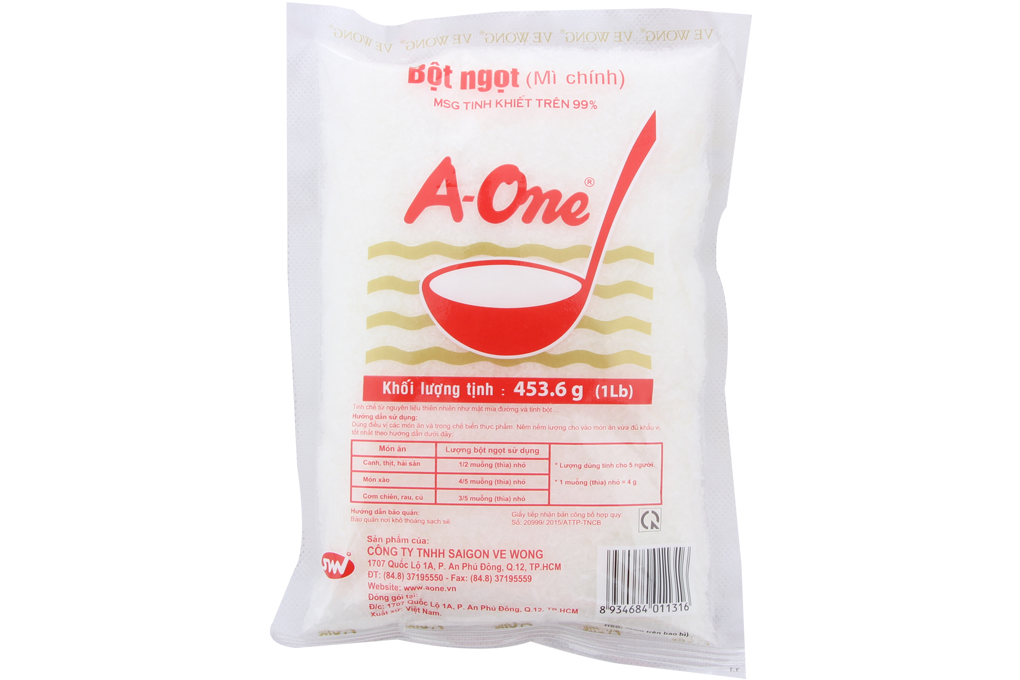 Bột ngọt Aone - gói 454 gr