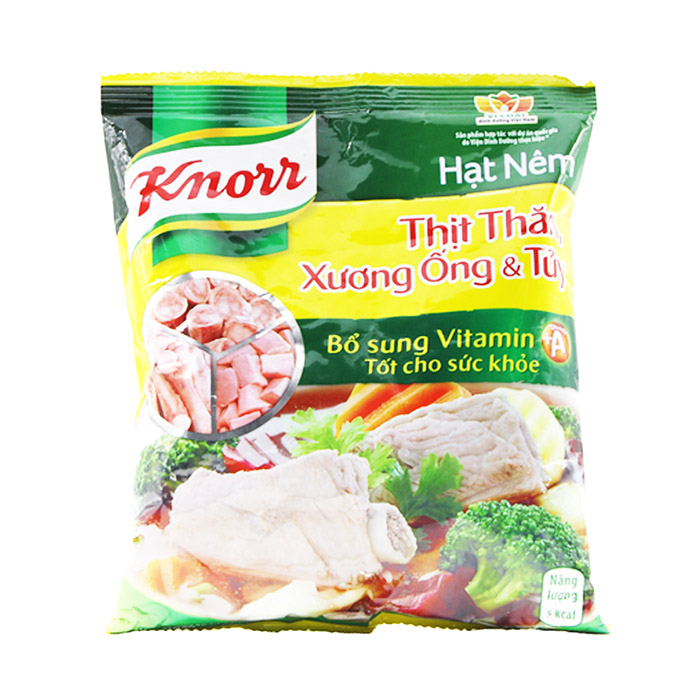Hạt nêm thịt thăn xương ống và tủy Knorr - gói 400 g