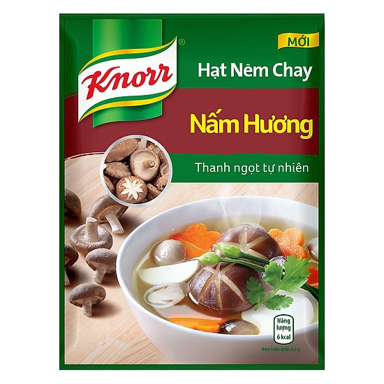 Hạt nêm chay nấm hương Knorr - gói 400 g