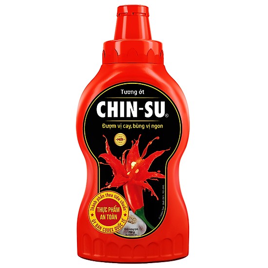 Tương ớt đượm vị cay, bùng vị ngon Chin Su - thùng 24 chai (250 ml)