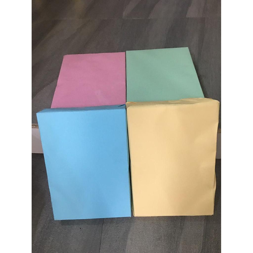 Giấy A4 mỏng 4 màu - xấp