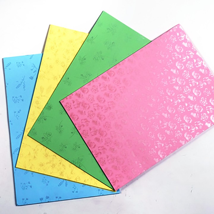 Giấy A4 Thơm Dày Vàng, Xanh, Lá, Hồng - Hồng