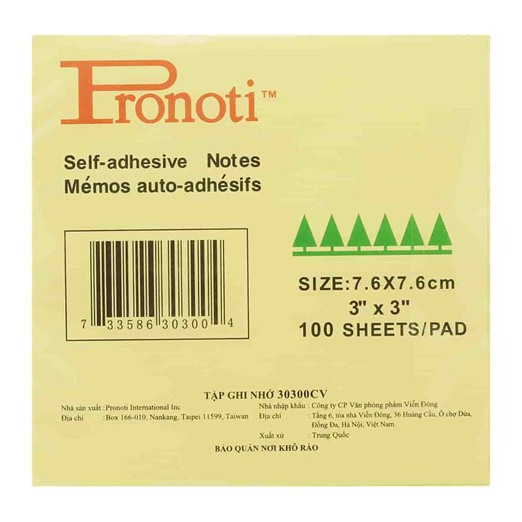 Giấy Note Vàng Pronoti 3X3