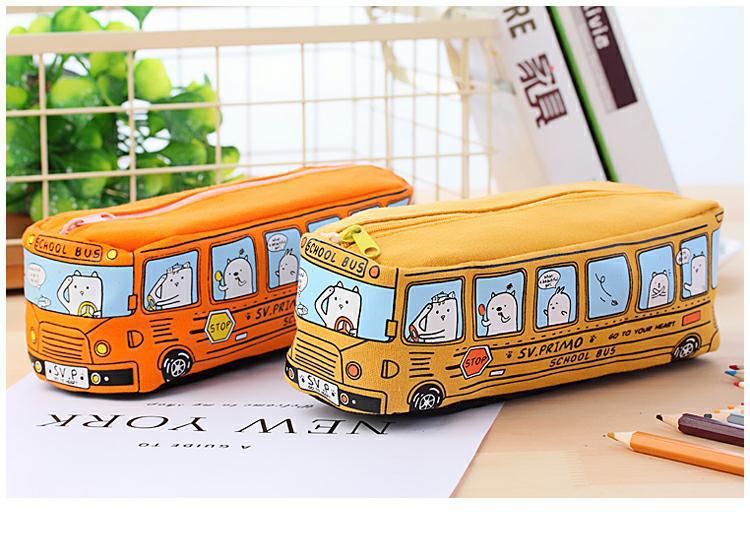 Túi đựng bút xe buýt ( 4 Màu)