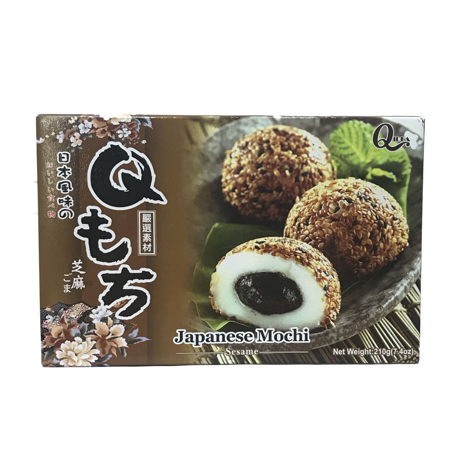 Bánh Mochi nhân mè đen Qidea - hộp  210 gr