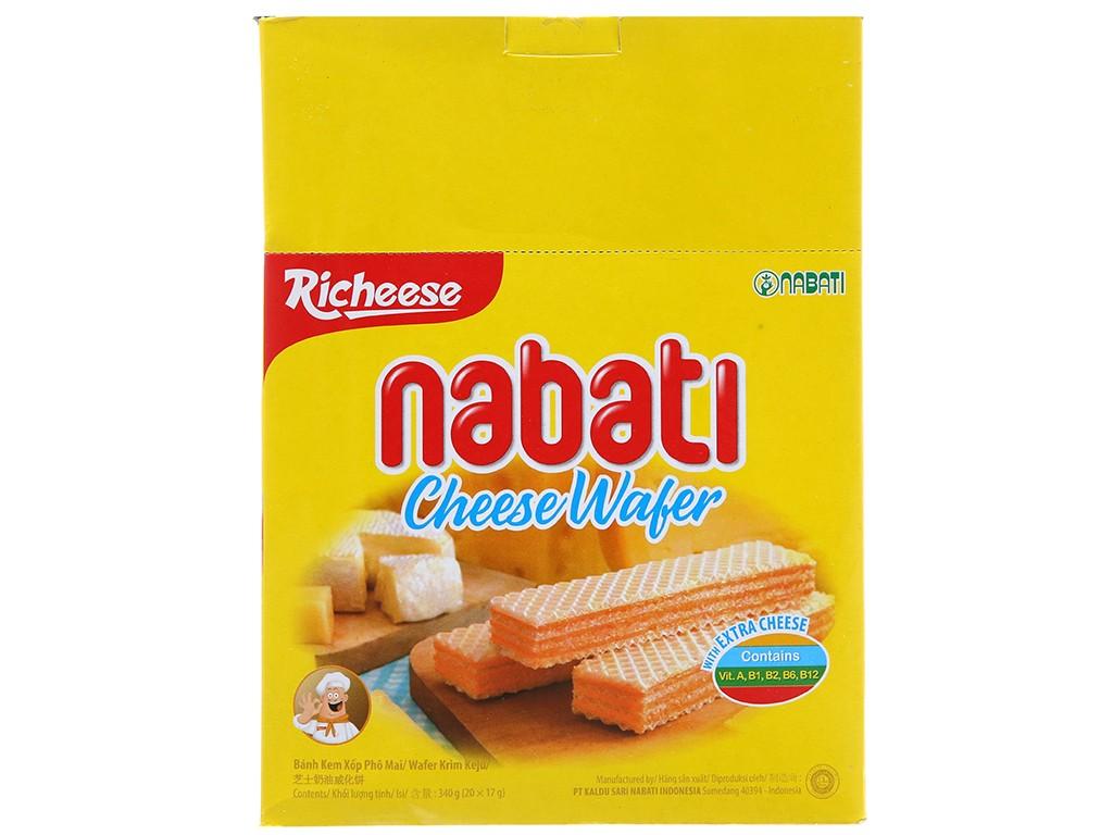 Bánh Cheese wafer Nabati - hộp 85 g