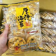 Bánh gạo rong biển Want Want - thùng 10 gói 160gr