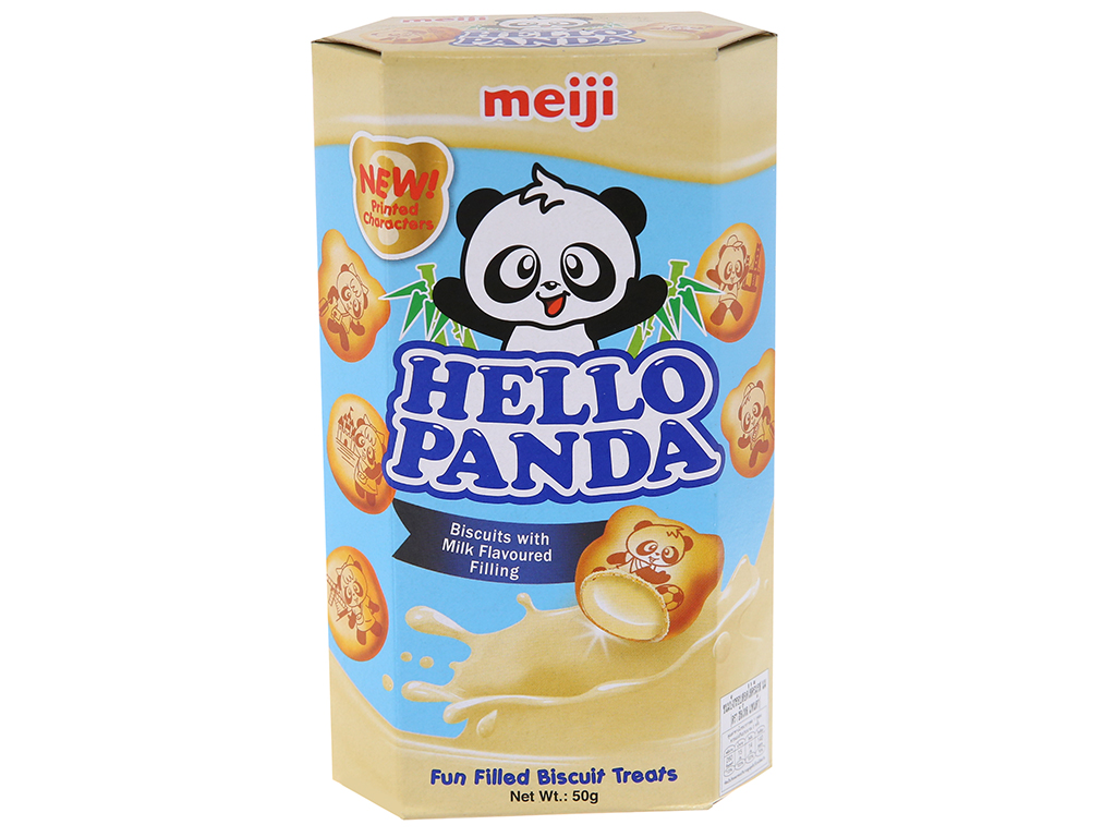 Bánh gấu Hello panda sữa - hộp 50 g