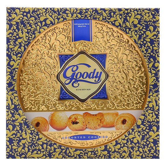Bánh Goody cao cấp bơ nho Bibica - hộp 454 g