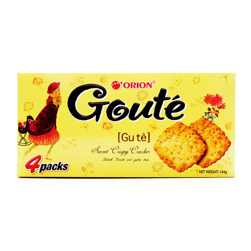 Bánh Goute mè giòn tan Orion - gói 144 g 