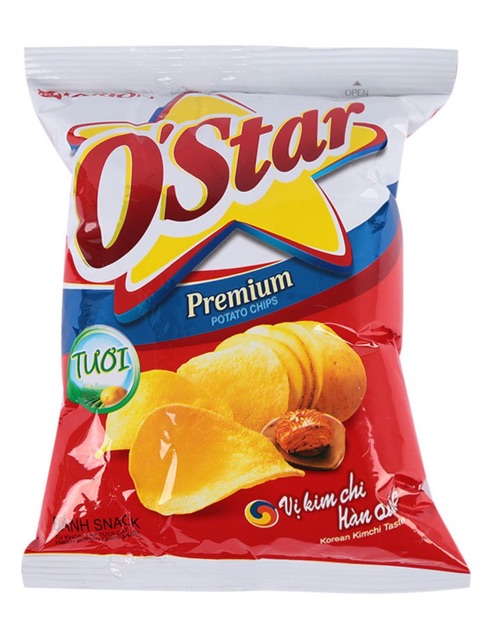 Bánh kim chi Hàn Quốc O'star - thùng 10 gói (30 g)