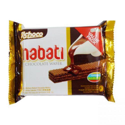 Bánh nabati chocolate wafer Richees - thùng 60 gói (58g)